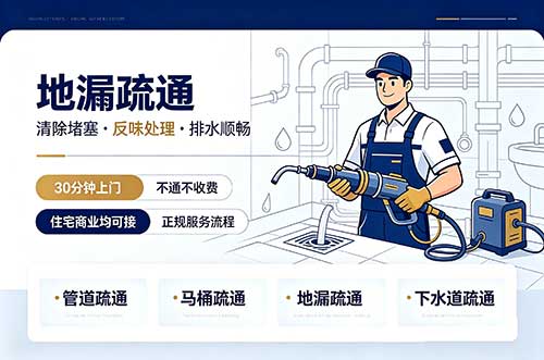 葫芦岛地漏疏通