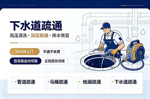 葫芦岛下水道疏通